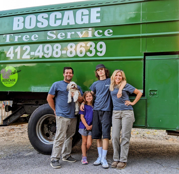 boscage founder with his family